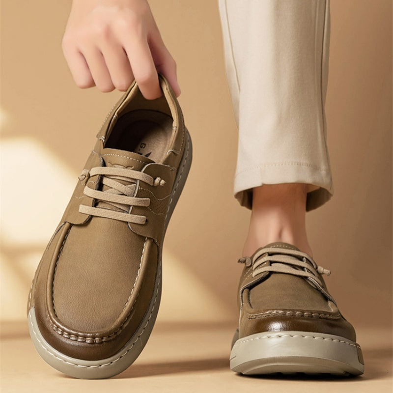 Leather Business Casual British Slip-on Shoes