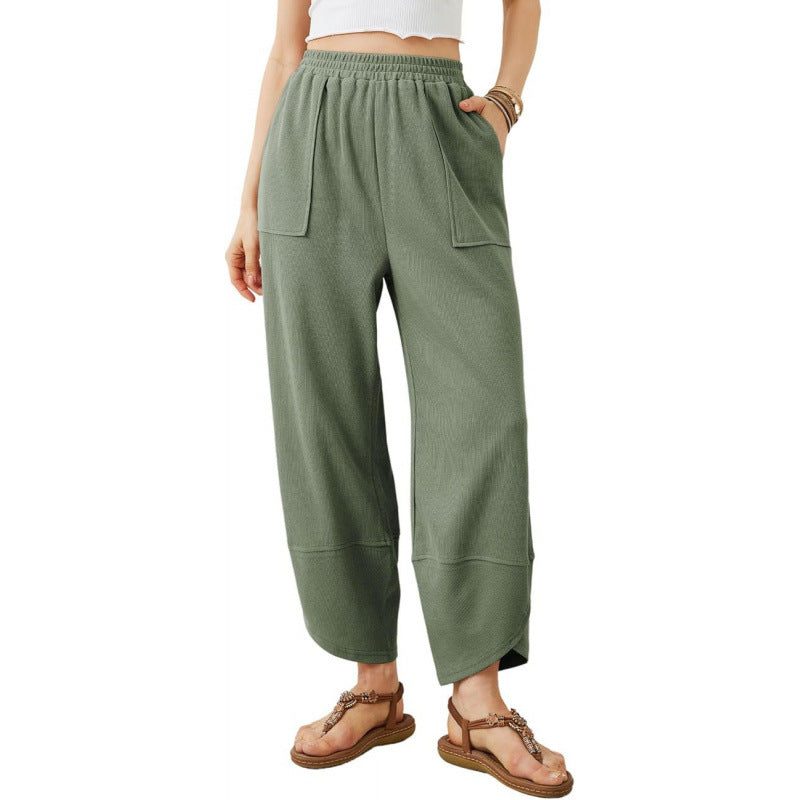 Cropped Pants Green