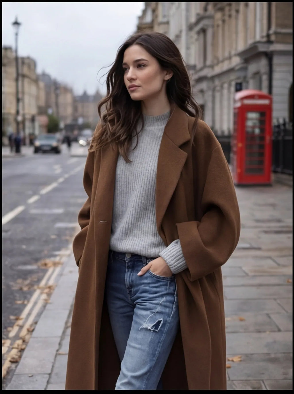 Casual Long Jacket With Pockets