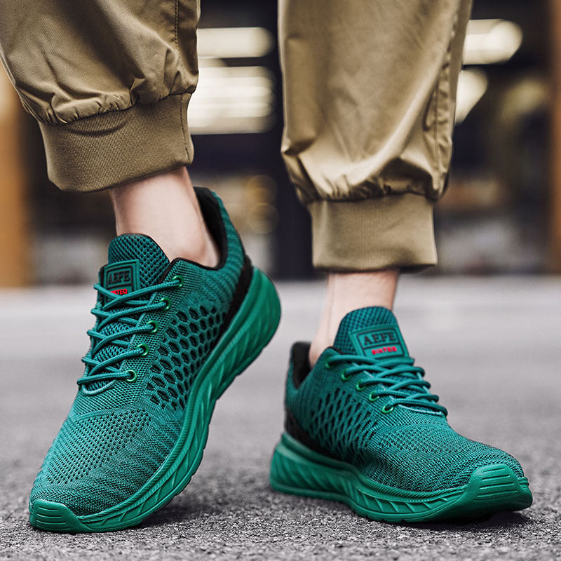 Men's Lightweight Trendy Sneakers Green