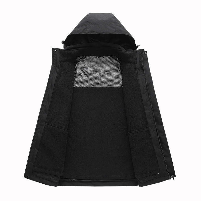 Womens Detachable 3-in-1 Hardshell Jacket Coats