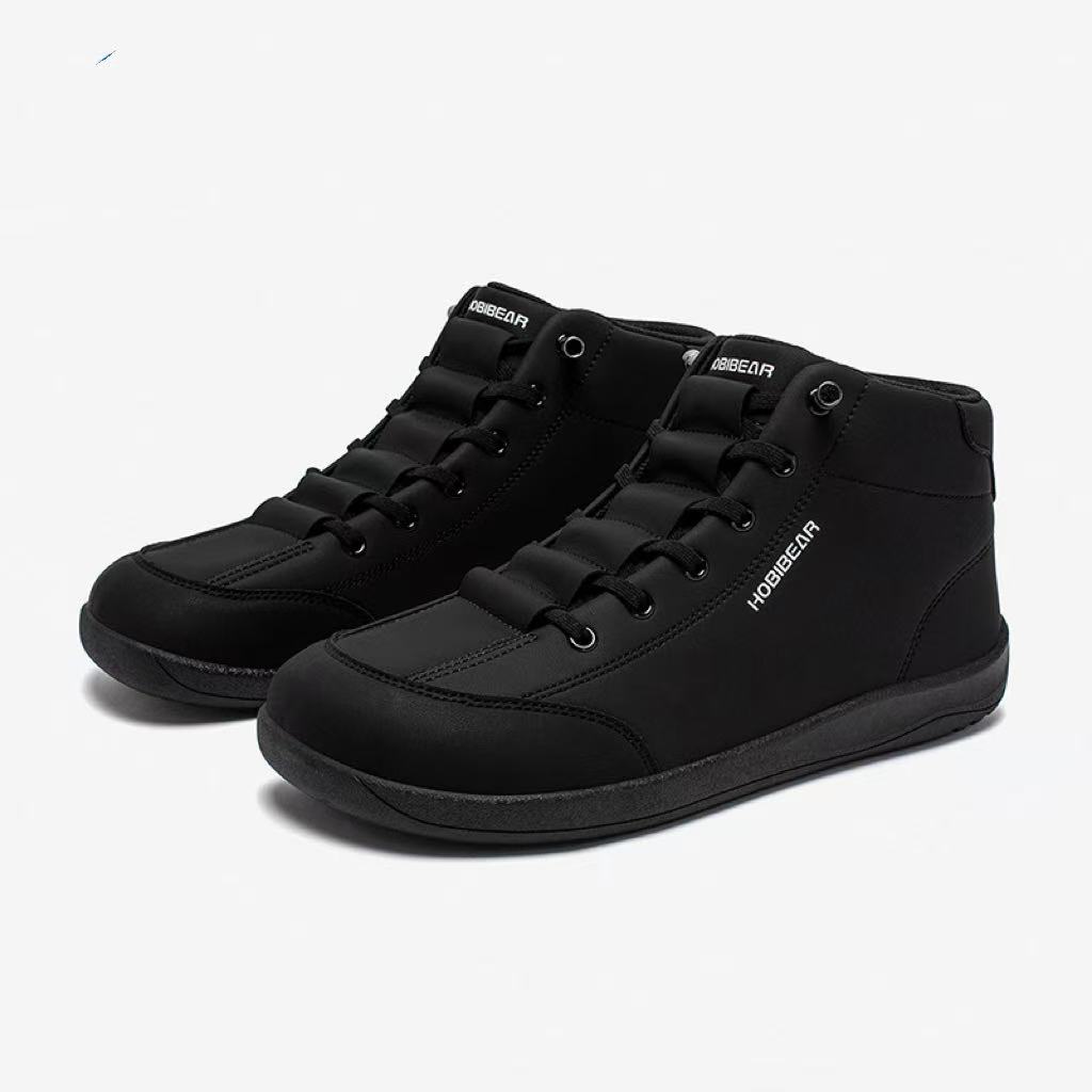 New Wide Toe Sports Slip-on Flat Shoes For Women All Black