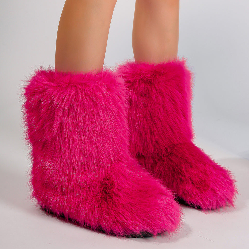 Snow Boots Middle Furry Boots