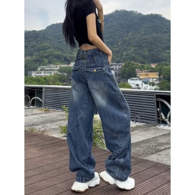 Retro Baguette Banana Denim Jeans
