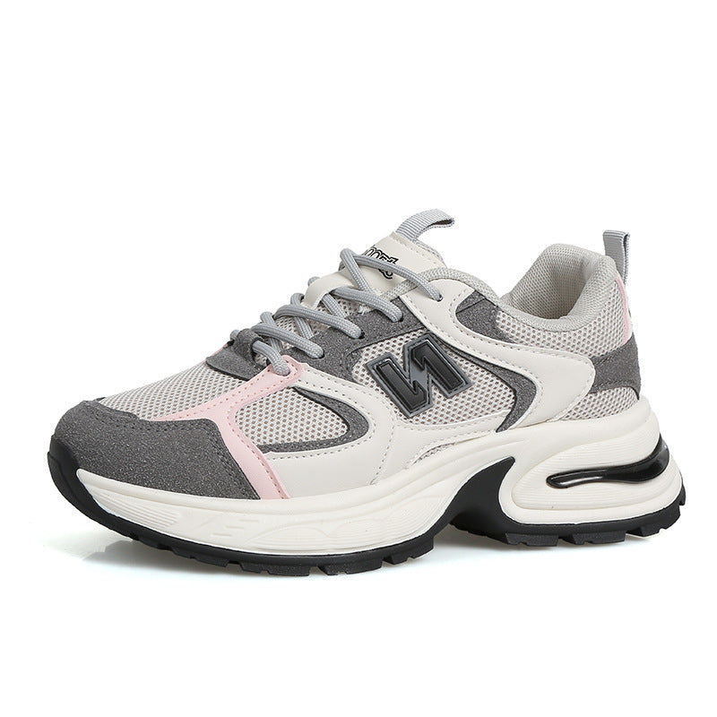 All-matching Casual Platform Shoes Beige Gray