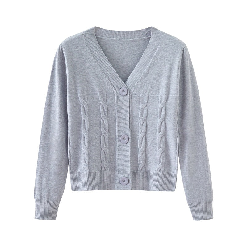 Versatile Casual Shirt Loose Grey