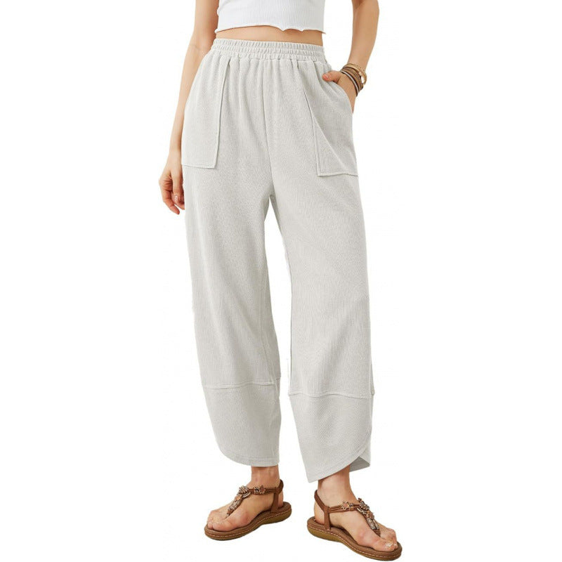 Cropped Pants White