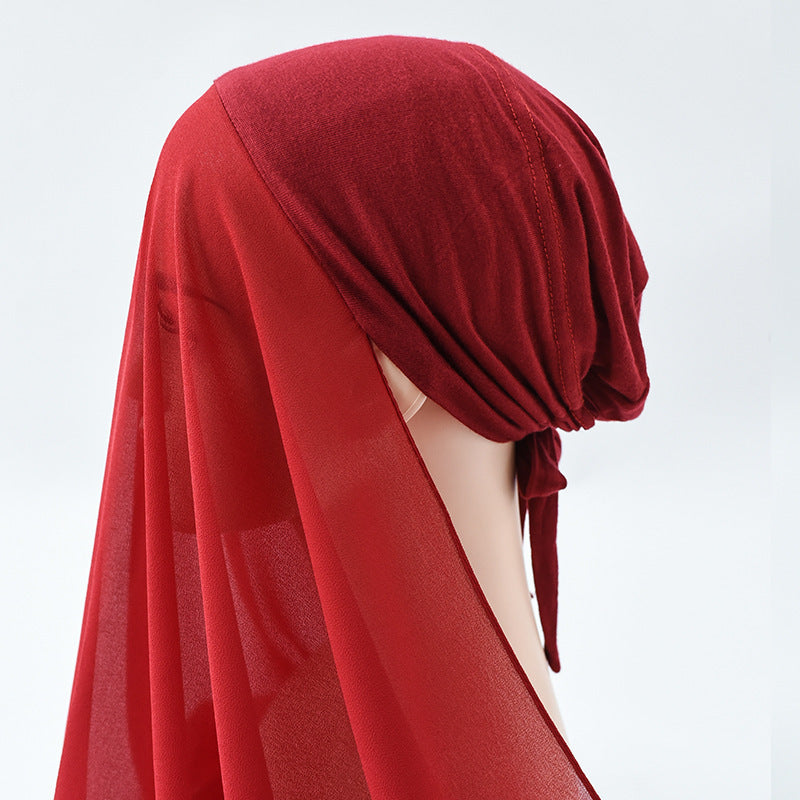 Malaysian Hijab with Nigab Face cover 2style