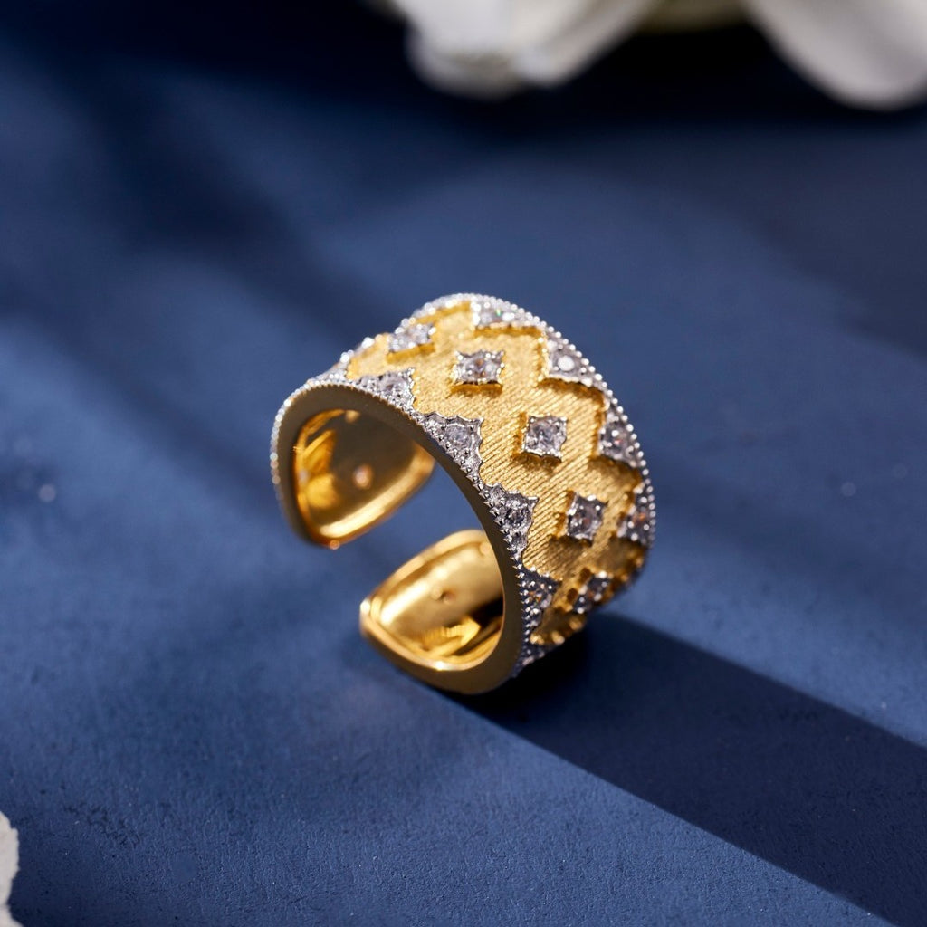 925 Silver-plated Star Wide Edition