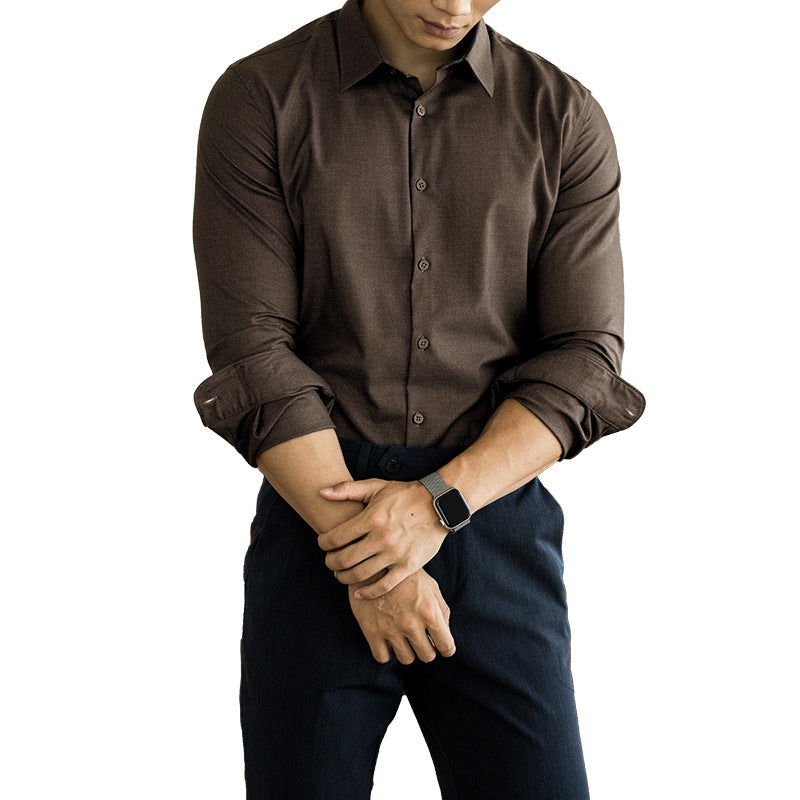 Old Money Style Modal Wool Shirt