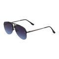 Mens Fashion Metal Half-Frame Sunglasses C1
