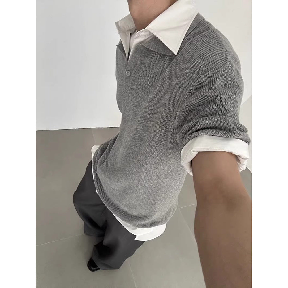 Old Money Style Ruan Handsome Shirt