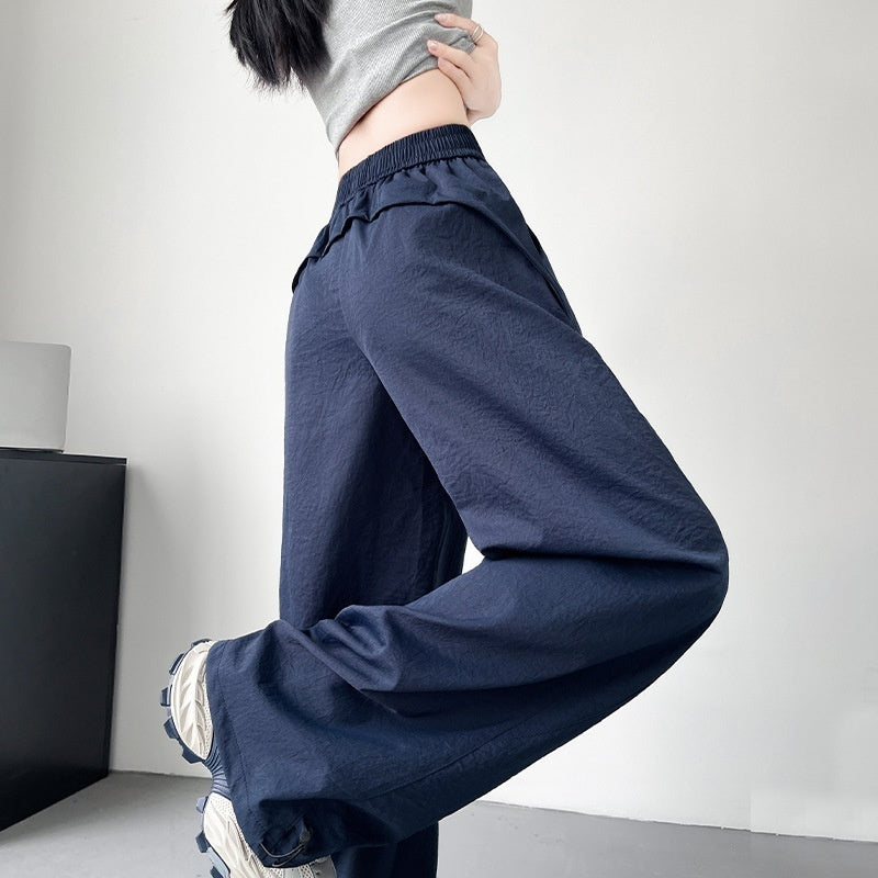 Cotton-like Wide-leg Sunscreen Pants
