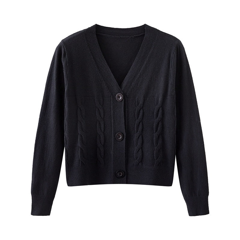 Versatile Casual Shirt Loose Black