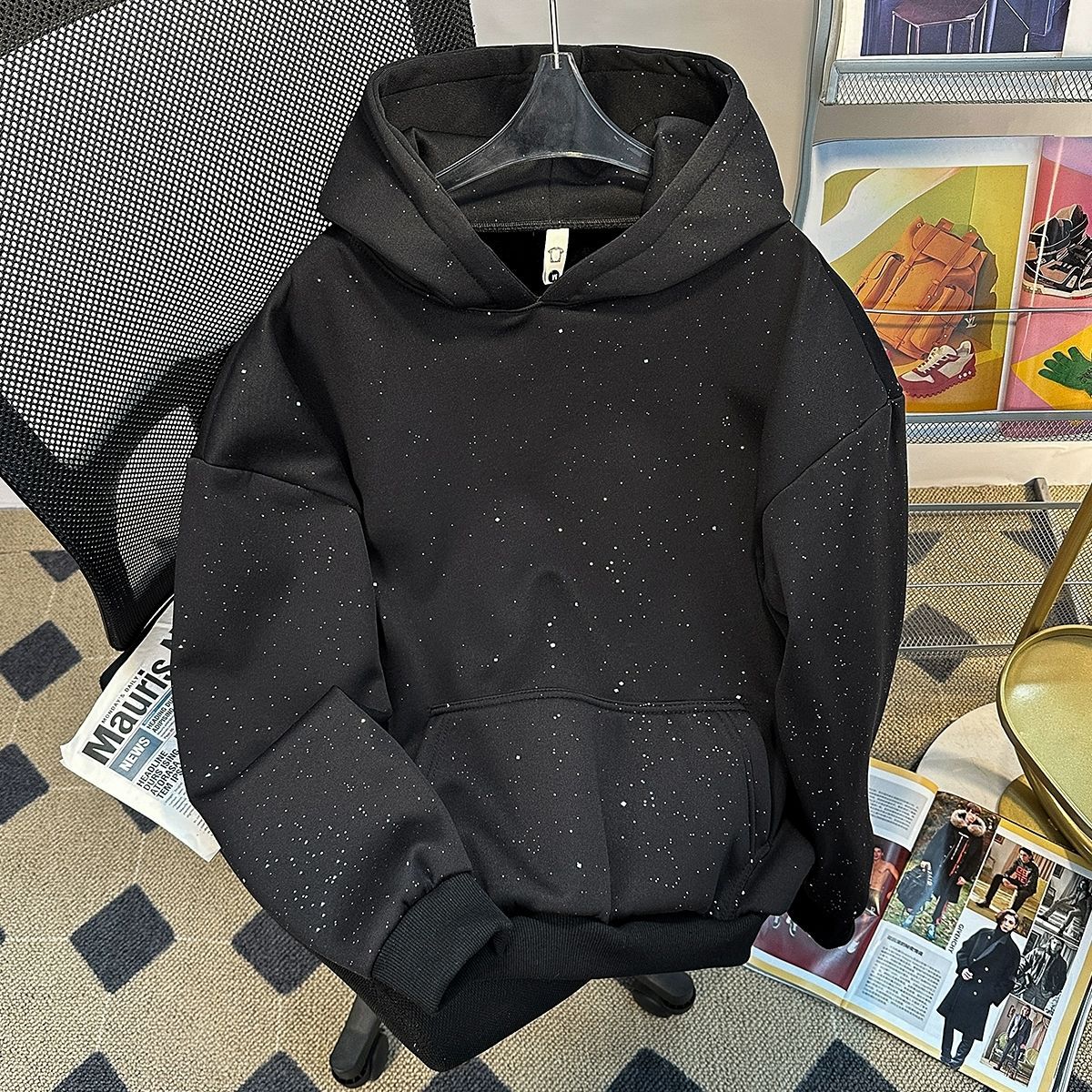 Loose Hooded Sweater For Men