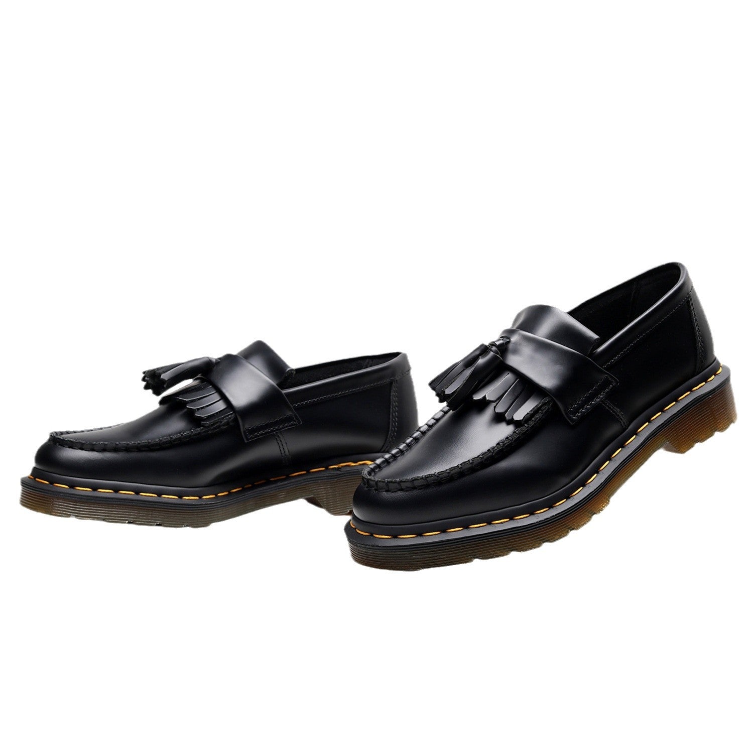 Leather Tassel British Loafers
