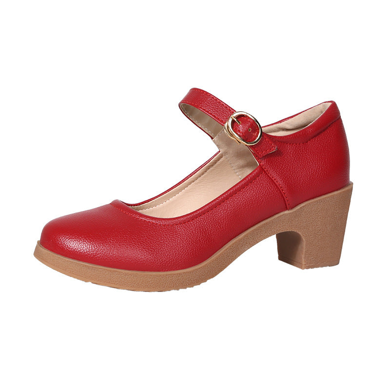 Buckle Shoes With Thermoplastic Rubber