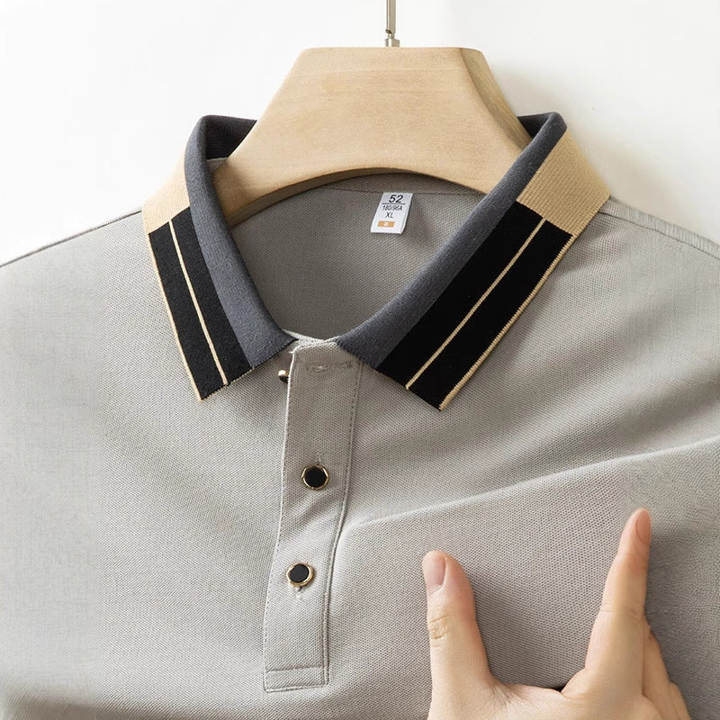 Shirt With Lapel Collar Loose Fit