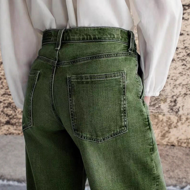 Relaxed-fit Wide-leg Casual Jeans