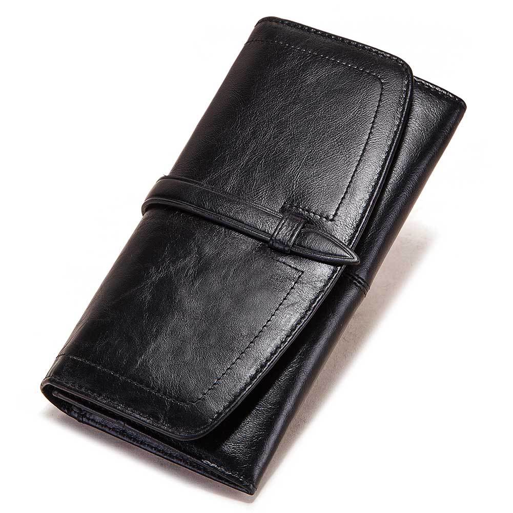 Long Zipper Retro Womens Wallet