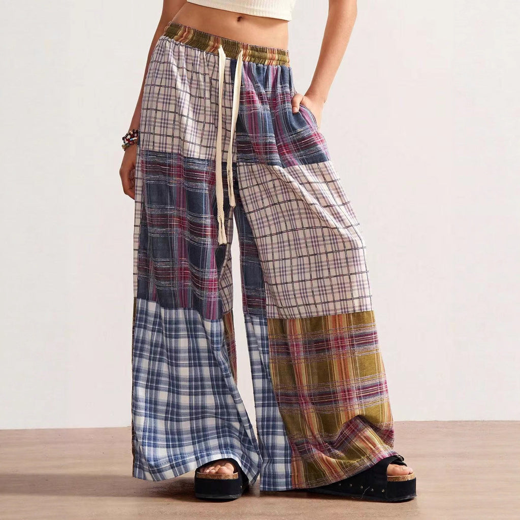 Retro Wide-leg Pants For Women