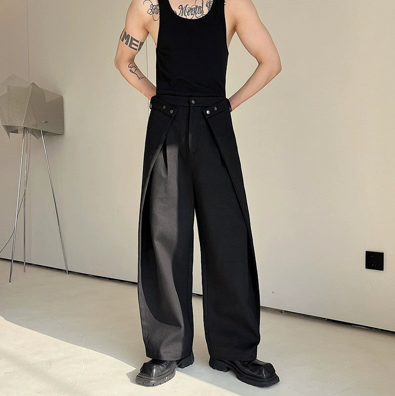 Korean-style Casual Pants For Men Loose Fit