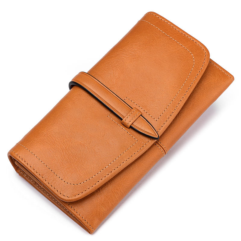 Long Zipper Retro Womens Wallet