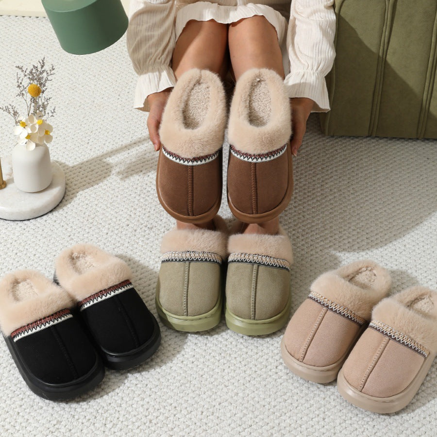 Fluffy Slippers Autumn And Winter
