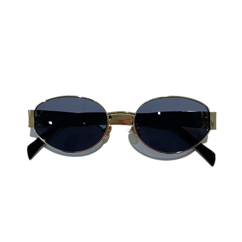 New Retro Oval Frame Glasses