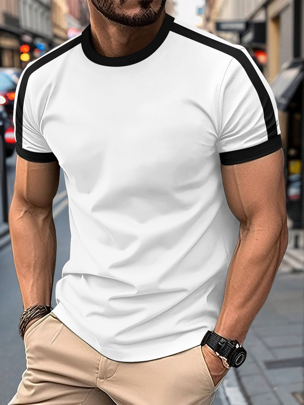 Casual Sports T-shirt White