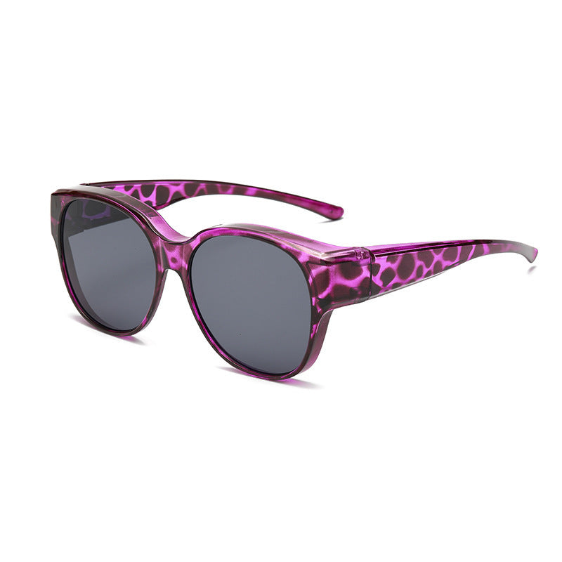 Mens Myopia Glasses For Driving Set Purple Hawksbill
