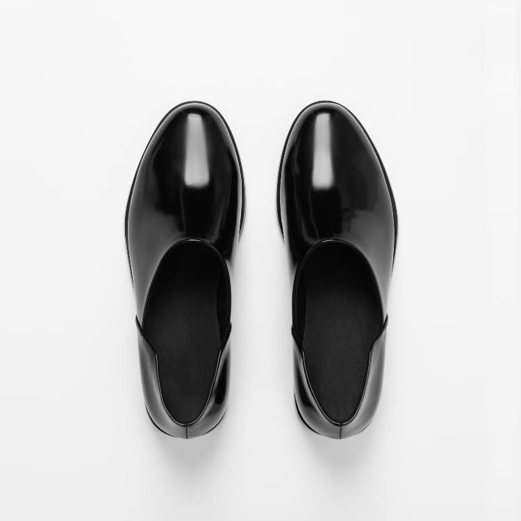 Slip-on Round-toe Loafer Patent Leather