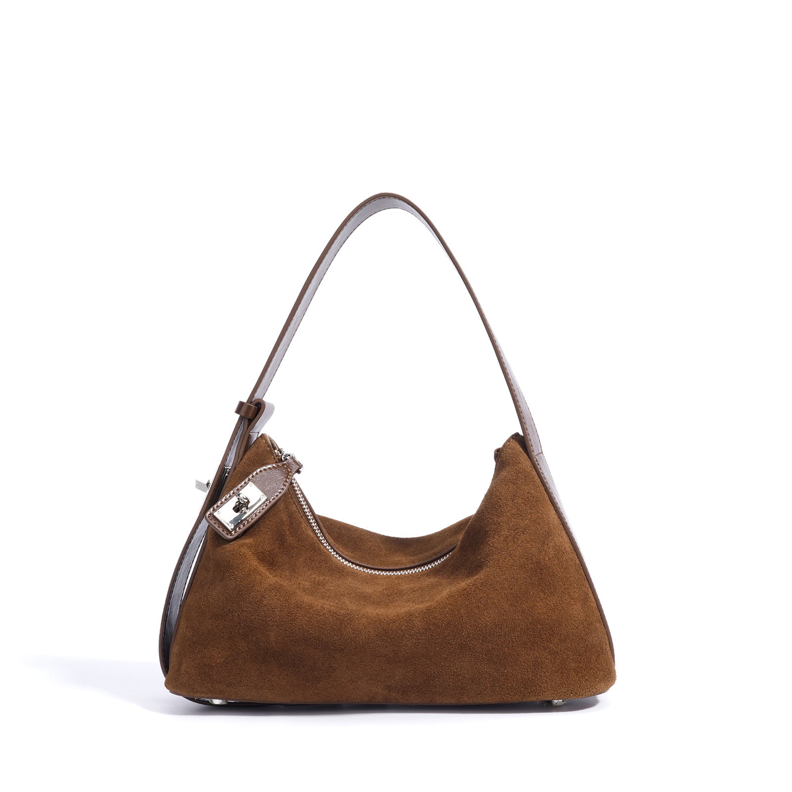 Retro-chic Soft Crescent-shaped Dumpling Bag