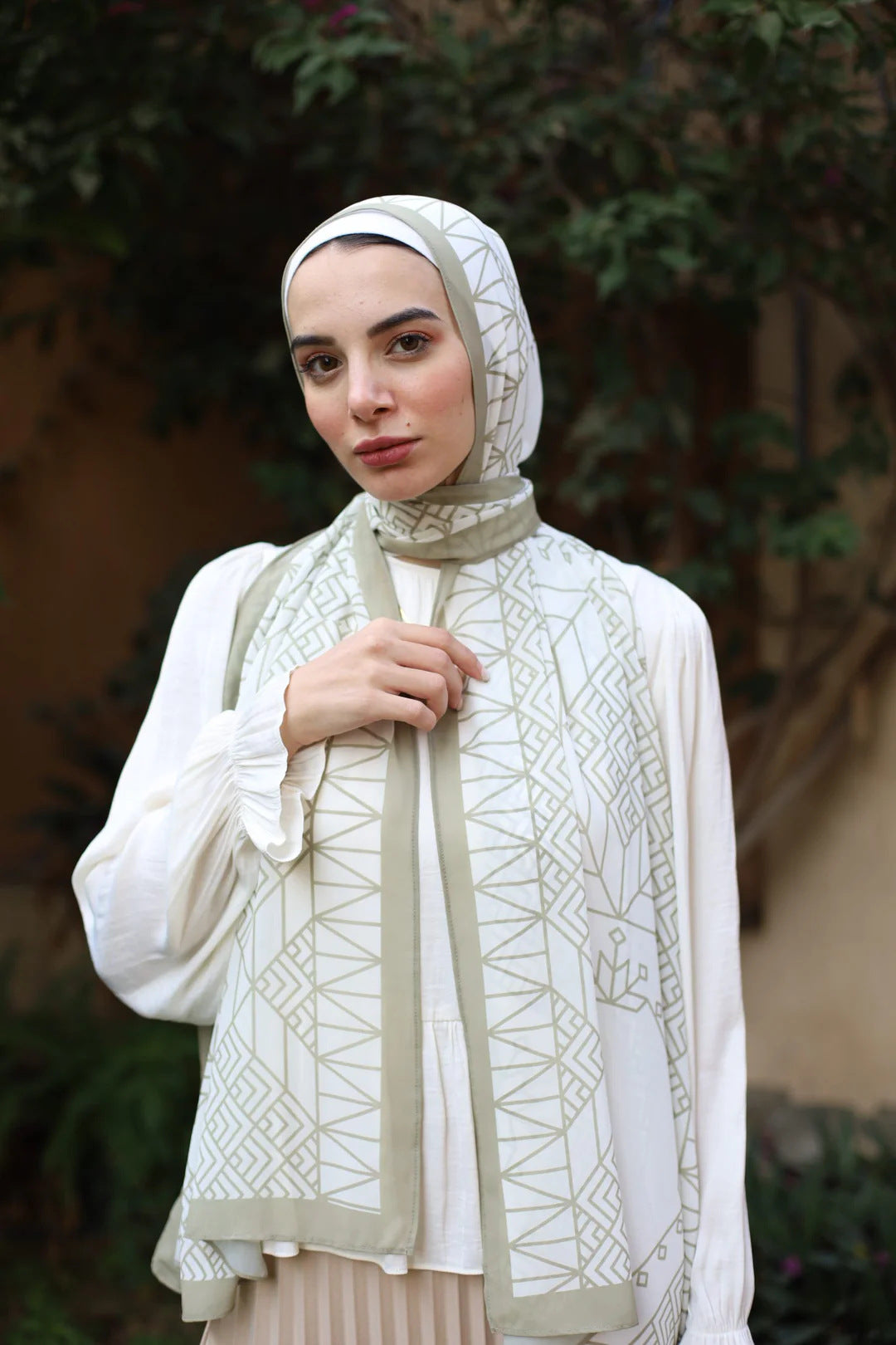 Satin Hijab Printed Shawl Headscarf 25style Above 175cm