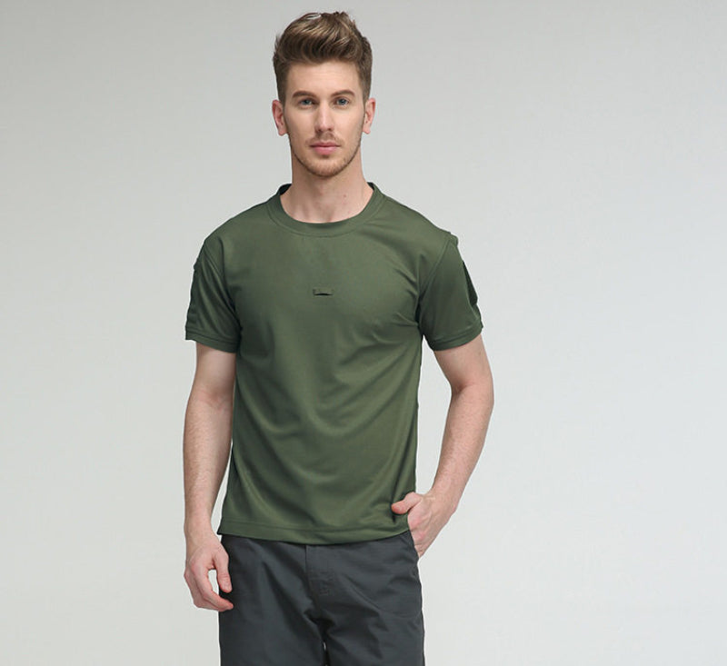 Crew-neck Short-sleeve Shirt