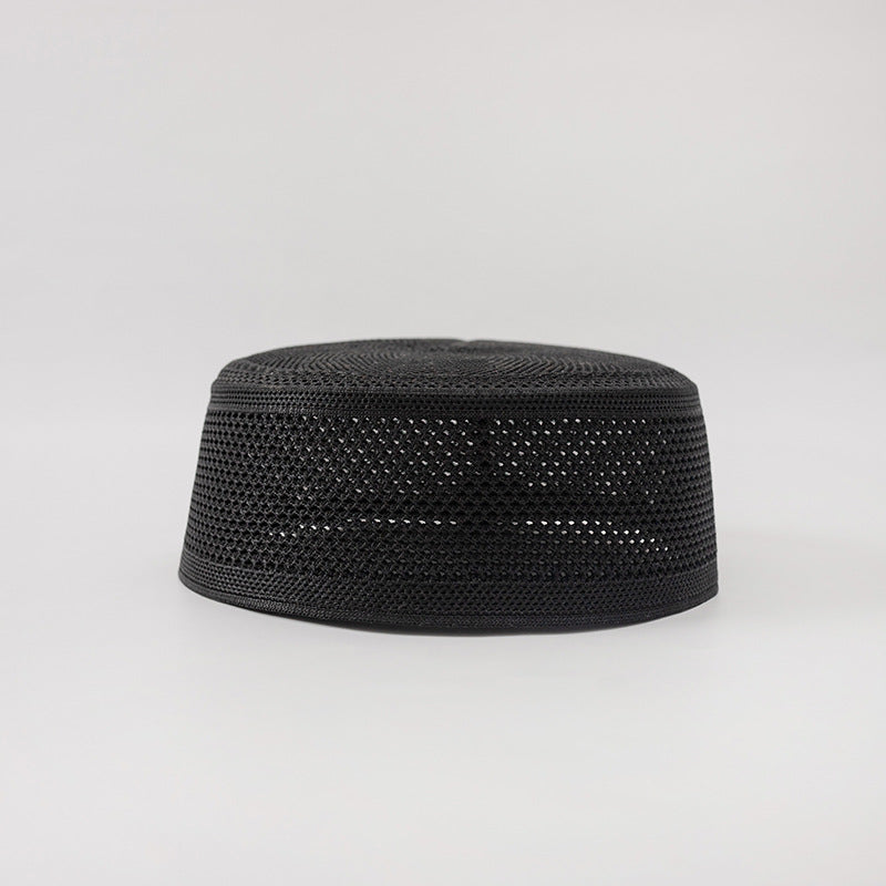 Muslim Ethnic Worship Cap Black