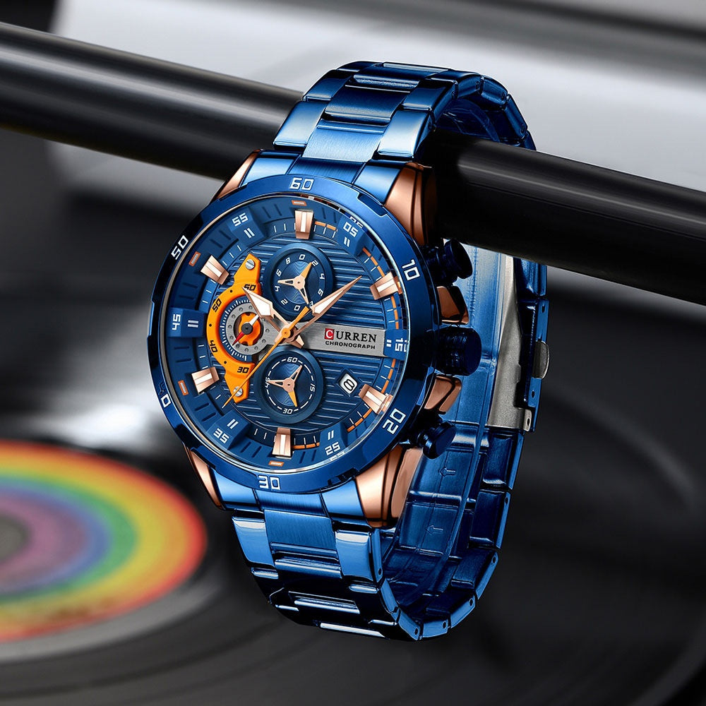 Round Quartz Watch A Stylish Timepiece