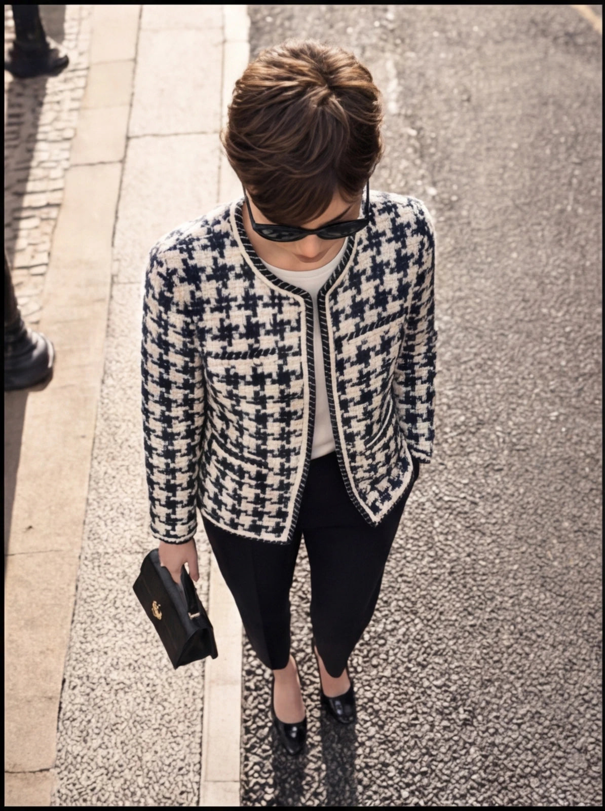 Houndstooth Small Fragrance Jacket