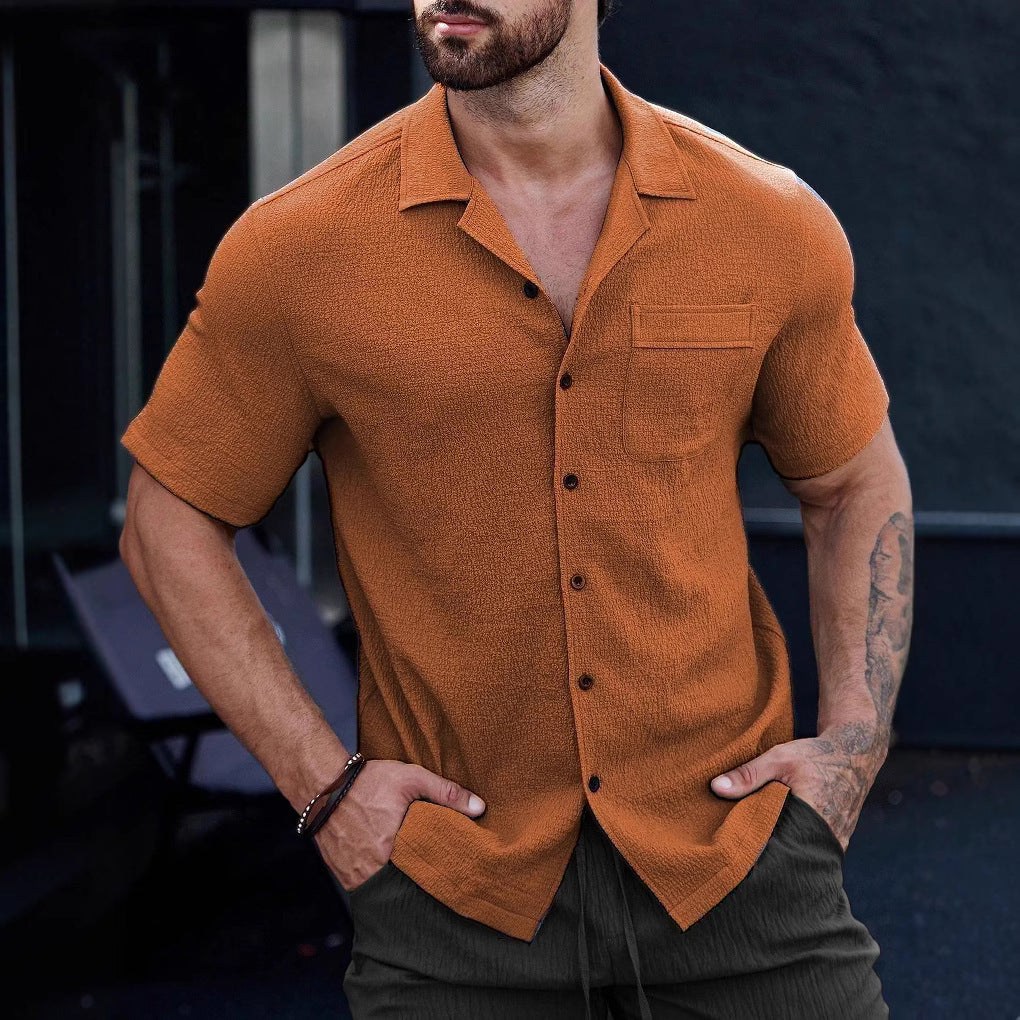 Breathable Wrinkle-Resistant Semi-Formal Shirt