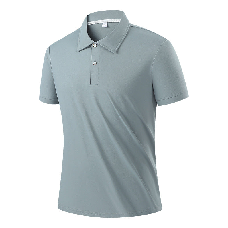 Polo Shirt Sorona Plus-Size Ice Silk Gray