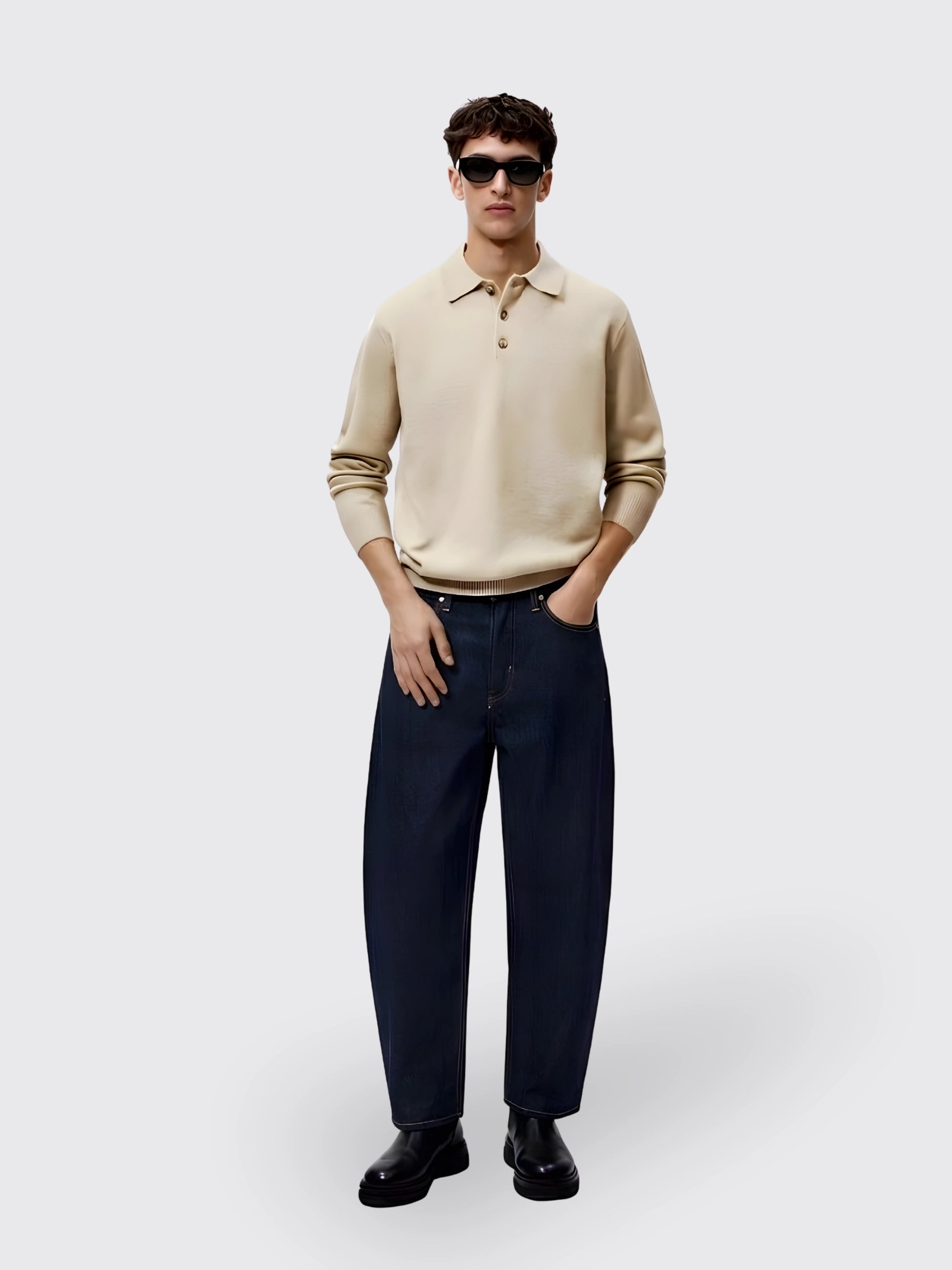 Casual Pants Thickened Long Pants Men