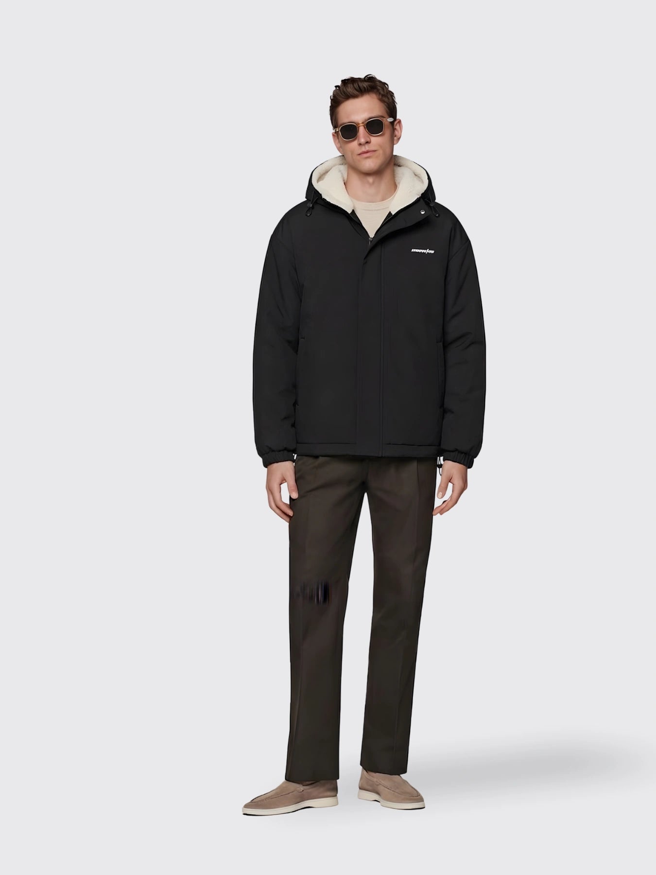 Lambswool Reversible Coat