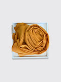 Women's Hijab Solid Pearl Chiffon Scarf Camellia