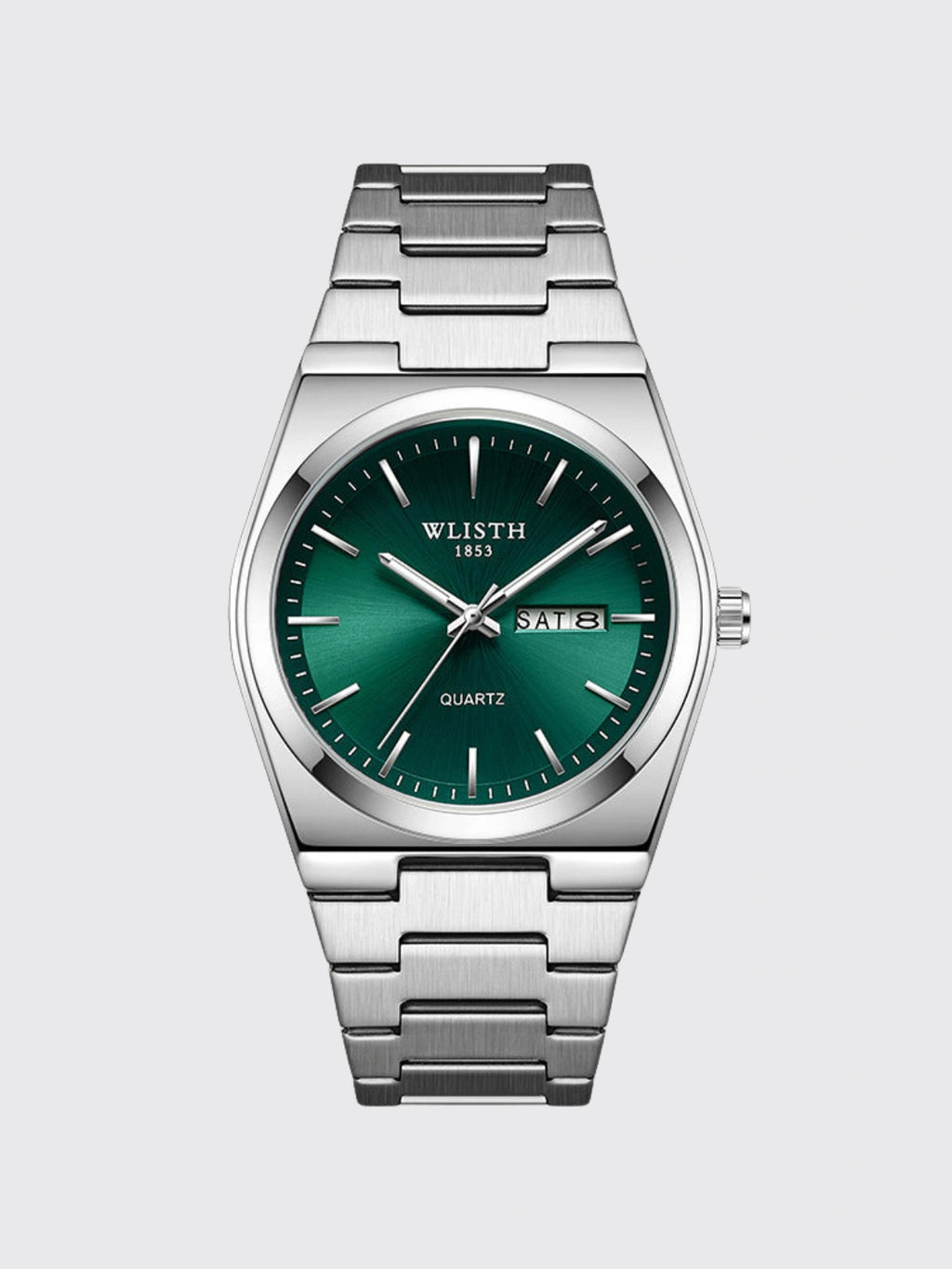 Waterproof Luminous Quartz Ultra-thin Watch 6210 Green Surface