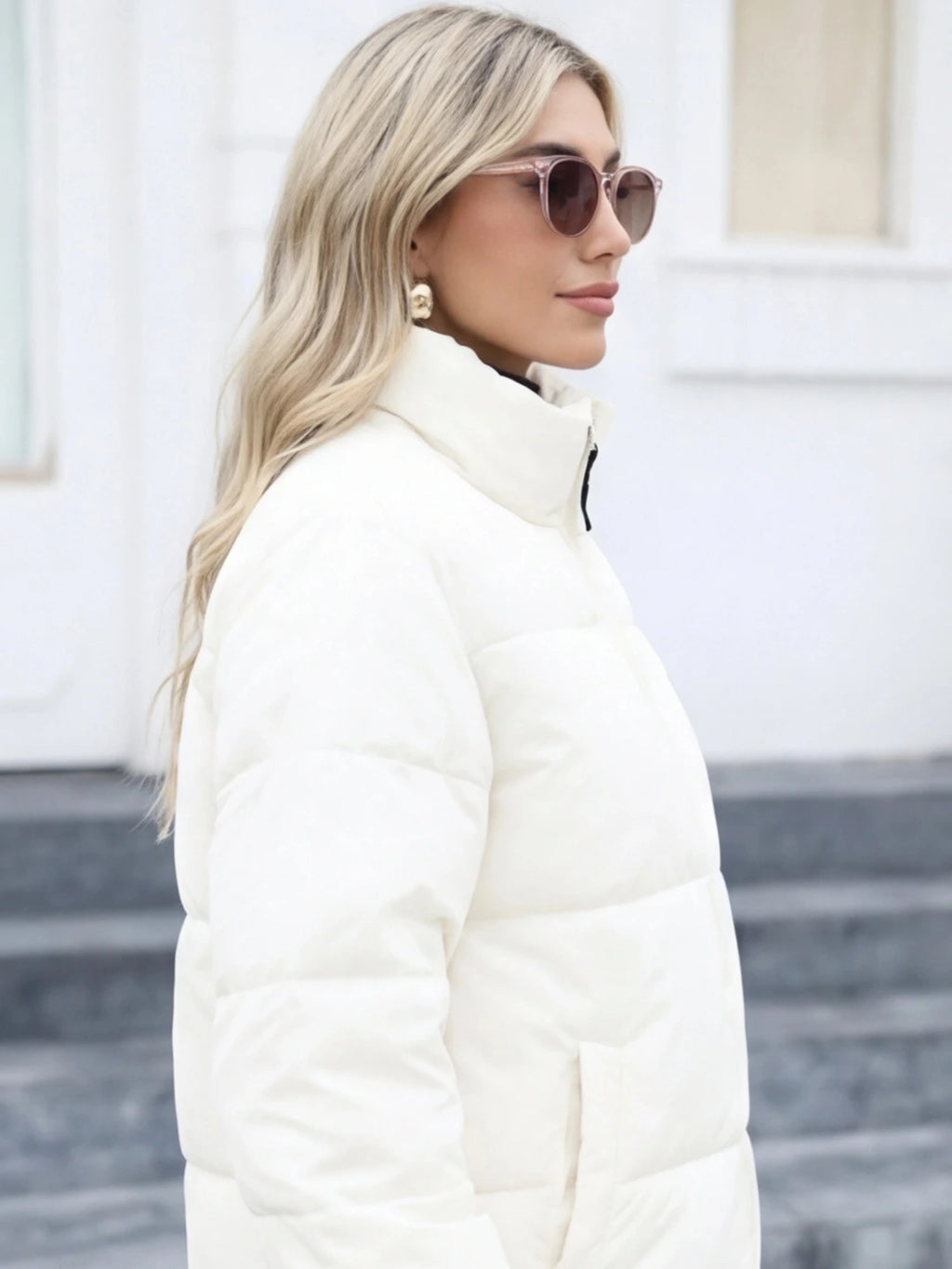 Casual Windproof Down Cotton Coat