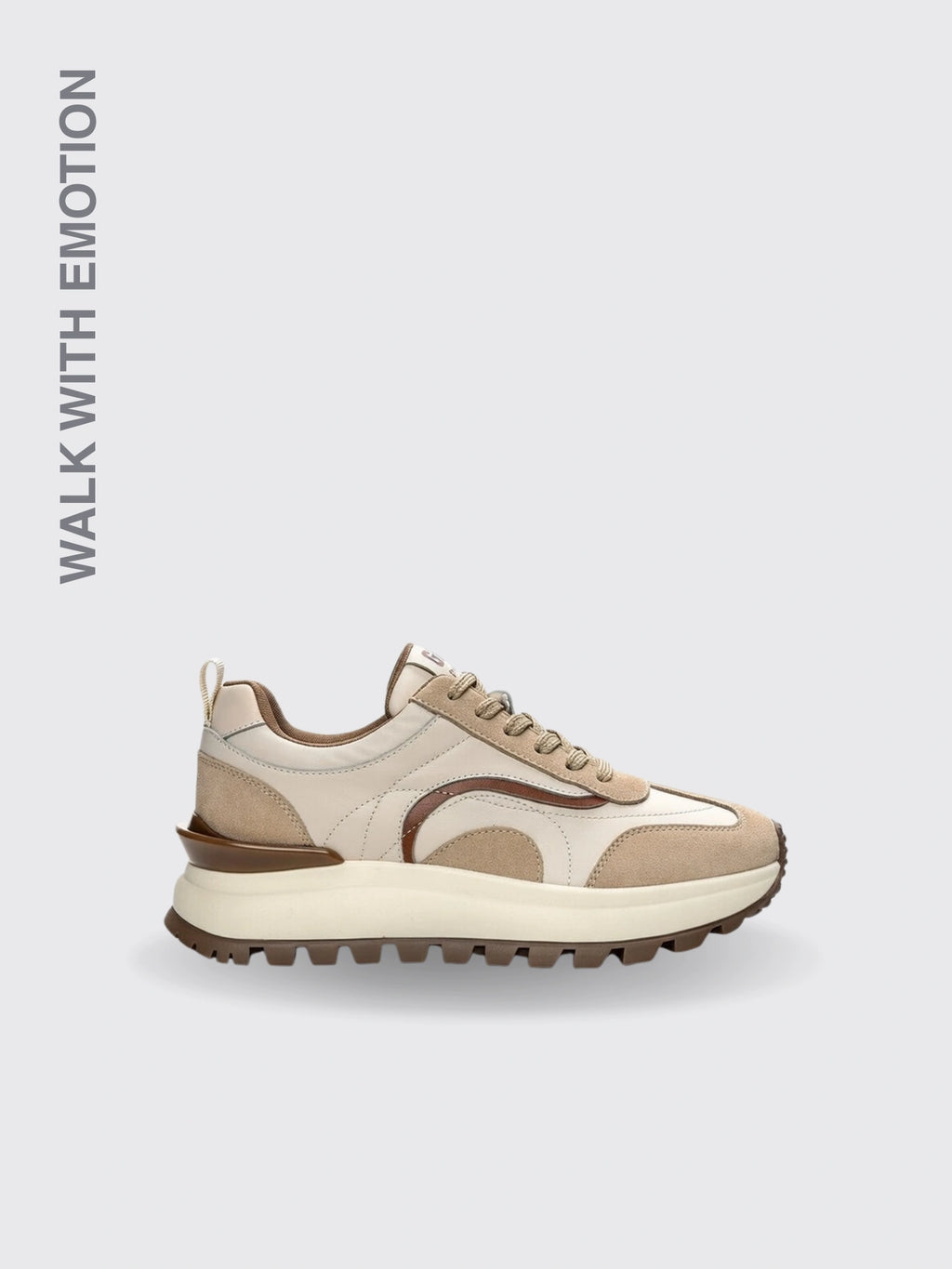 Leather Platform Sports Casual Shoes