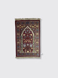 Portable Thin Middle East Worship Carpet Purplish Red 70x110CM