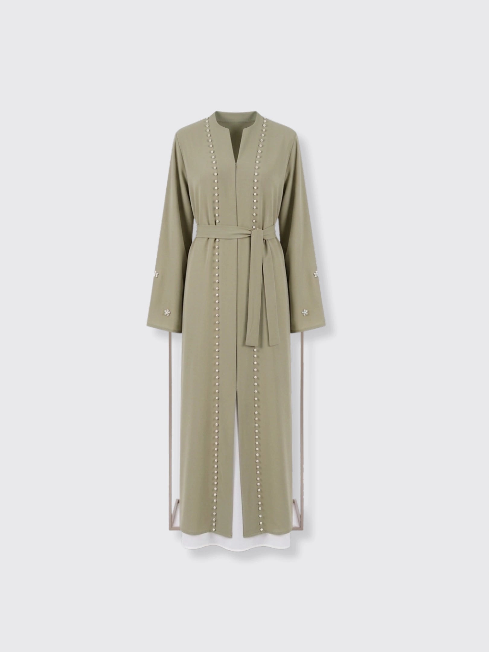 Eid Kaftan Moroccan Abaya Beige 2XL