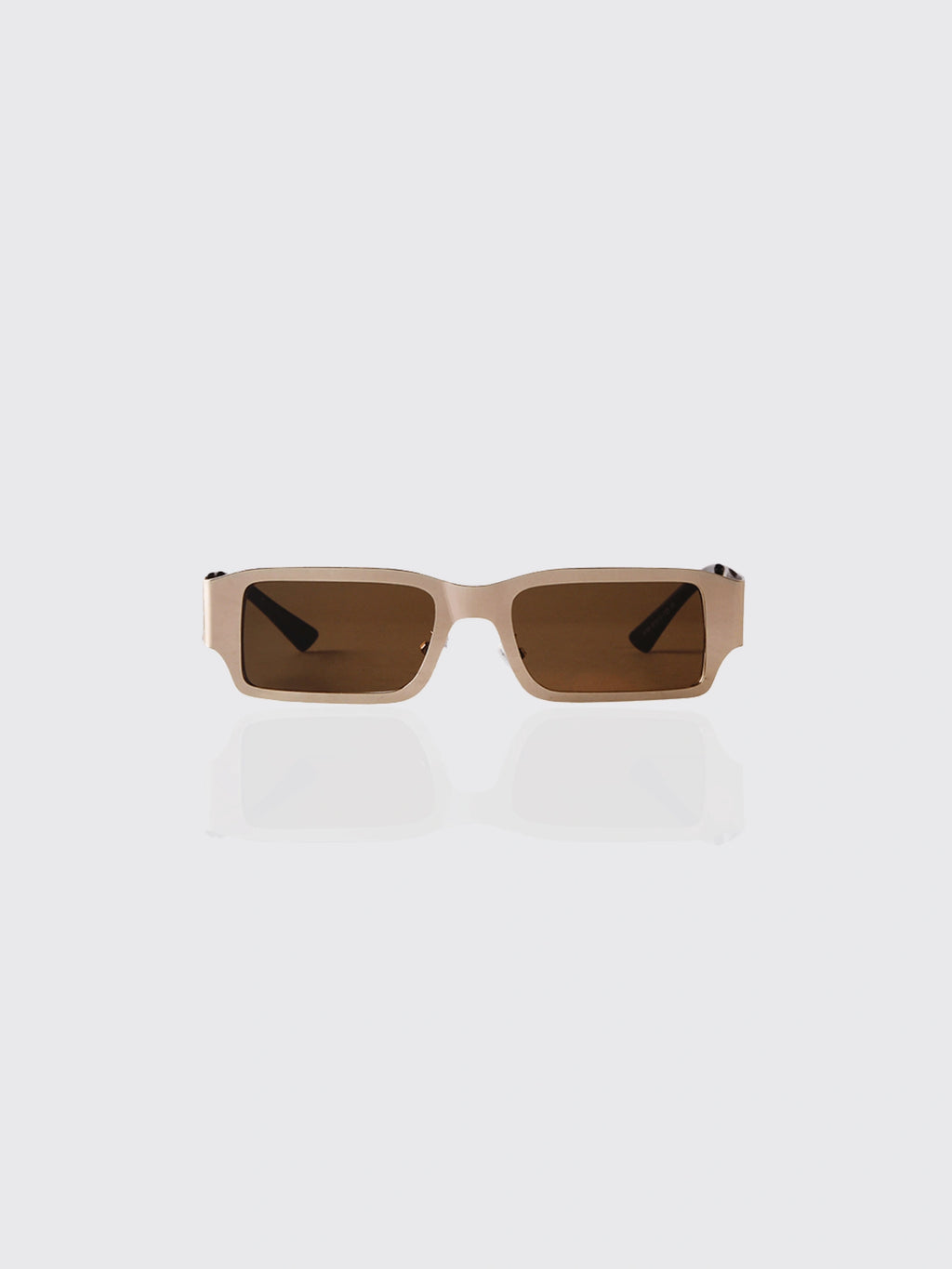 Men's Metal Small Square Glass