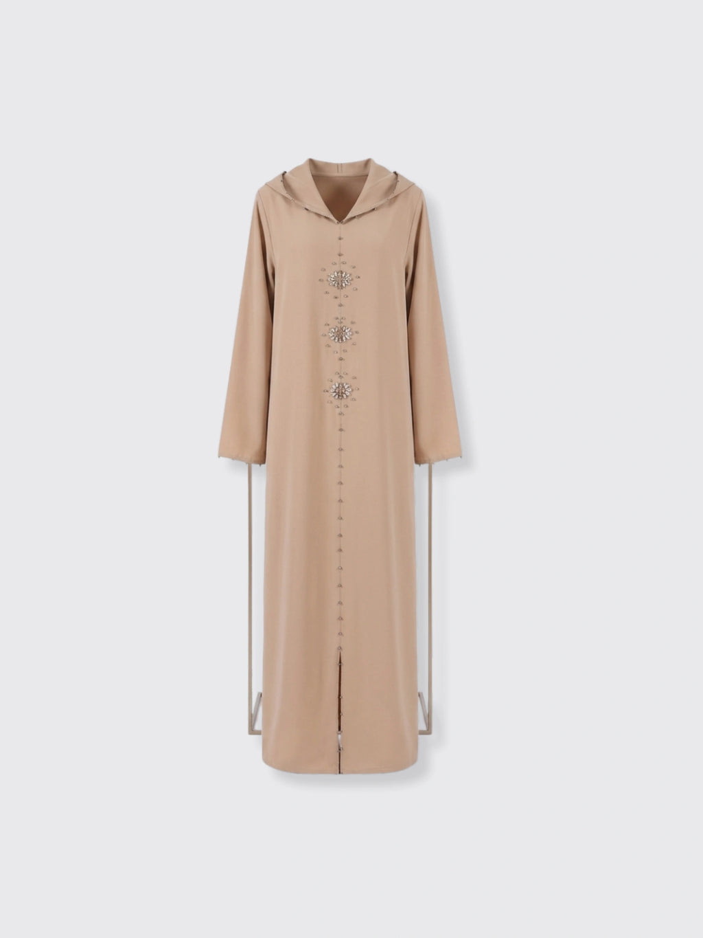 Dubai Turkish Muslim hijab dress Khaki L